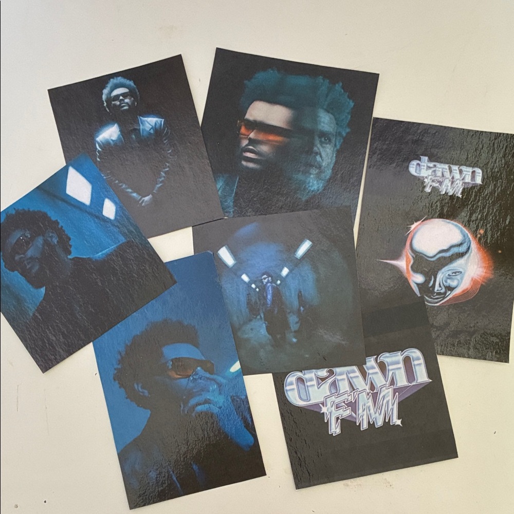 The Weeknd Dawn FM Themed Art Prints Room Decor